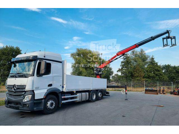 Mercedes-Benz - Actros 2546 6x2 Pritsche Palfinger PK20.501L - Aвтокран