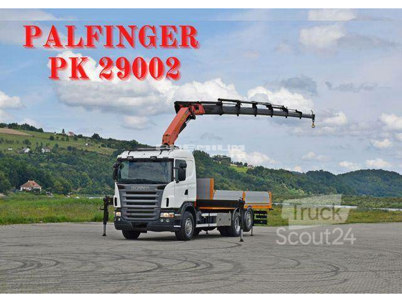 Scania - G 480 *PRITSCHE 6,70m* PK 29002+FUNK *TOPZUSTAND - Aвтокран