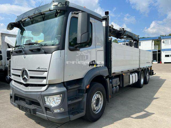 Mercedes-Benz - ANTOS 2543 L Pritsche PALFINGER PK 18.001*LENK - Aвтокран