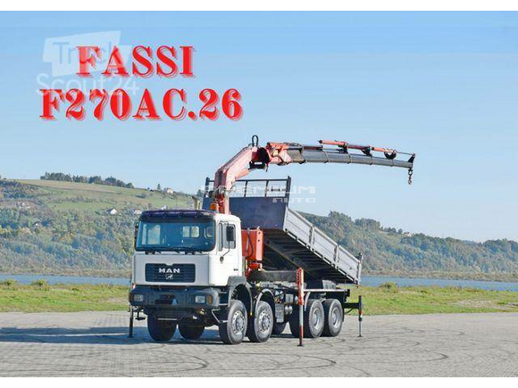 MAN - 41.460 *FASSI F270AC.26 * 8x8 ! TOPZUSTAND - Aвтокран