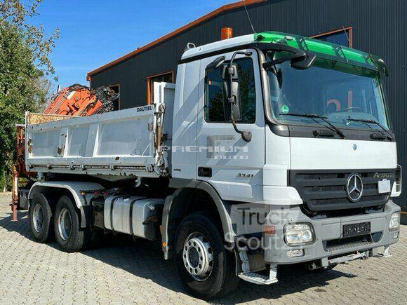 Mercedes-Benz - ACTROS 3341 6x4 EURO4 Dreiseitenkipper mit Kran - Aвтокран