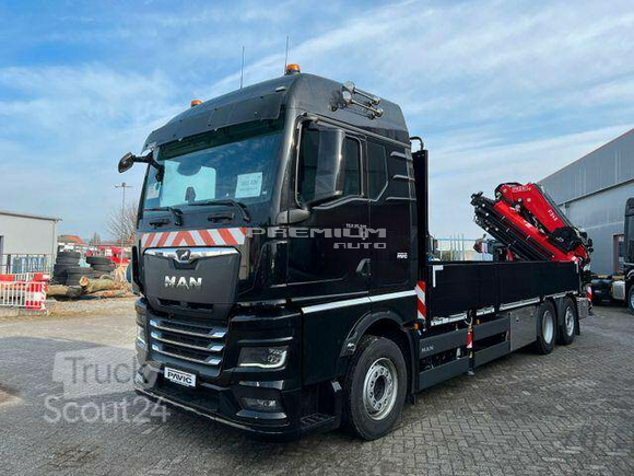 MAN - TGX 26.510 6x2 4 LL Containerpritsche/Fassi 545 - Aвтокран