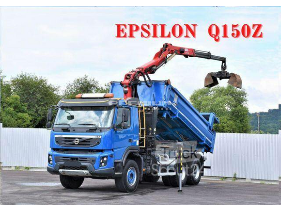 Volvo - FMX 370 Kipper 4,90m *EPSILON Q150Z/FUNK*6x4 - Aвтокран