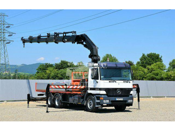 Mercedes-Benz - ACTROS 2635 Pritsche 6,40m + HIAB 400 E 5 + FUNK - Aвтокран