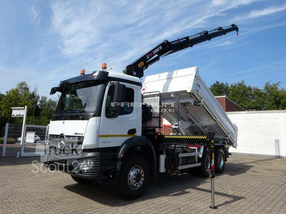 Mercedes-Benz - 2640 Arocs 3Skipper + Bordmatik + HIAB HIDUO 188 - Aвтокран