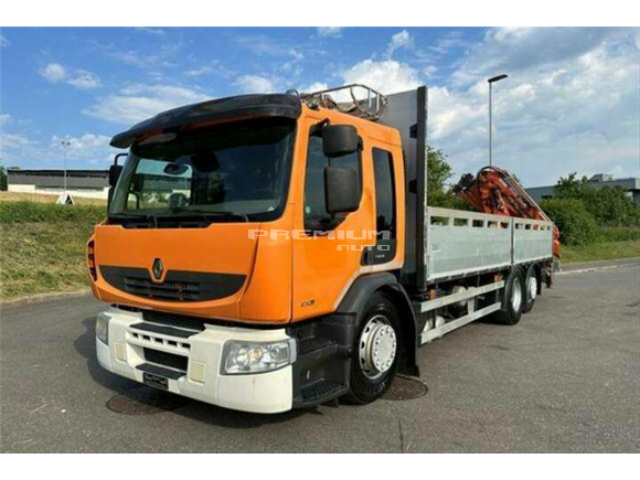 Renault - Premium 430 6x2 Brcke mit Ladekran - Aвтокран