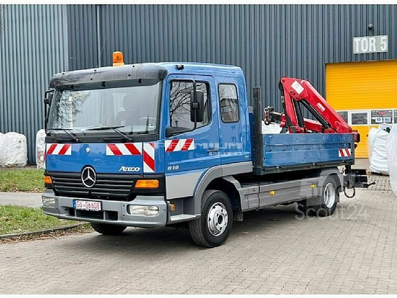 Mercedes-Benz - ATEGO 818 - Pritsche - Kran - 137 TKm - Aвтокран