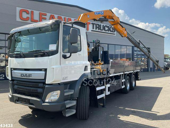 DAF - FAT CF 370 6x4 Effer 13 Tonmeter laadkraan Just 70 - Aвтокран