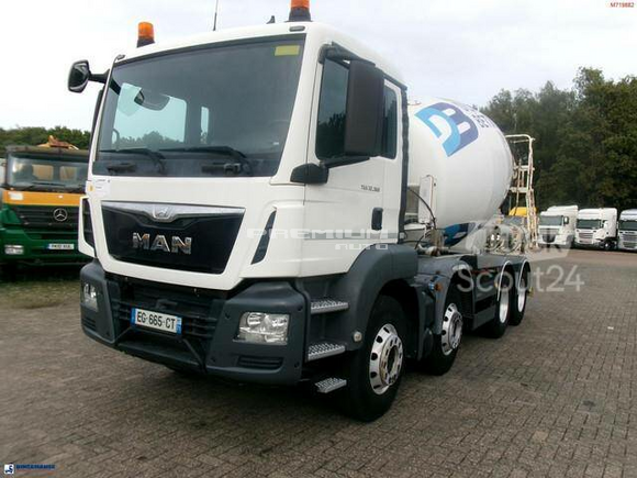 MAN - TGS 32.360 8X4 Euro 6 Imer concrete mixer 9 m3 - Бетономешалка