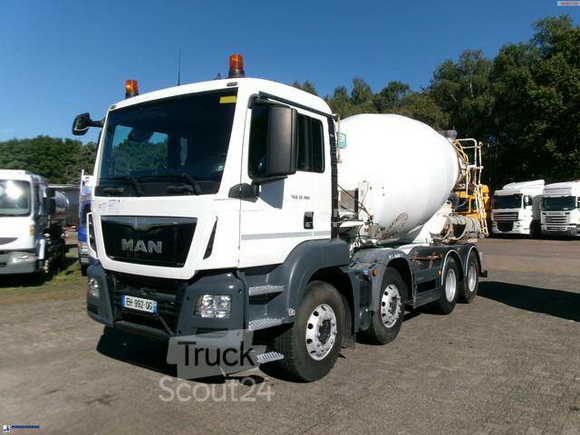 MAN - TGS 32.360 8X4 Euro 6 Imer concrete mixer 9 m3 - Бетономешалка