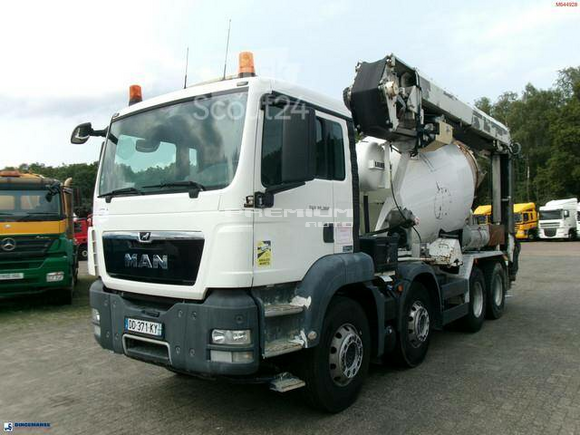 MAN - TGS 32.360 8X4 Euro 6 Liebherr concrete mixer 8 m3 - Бетономешалка