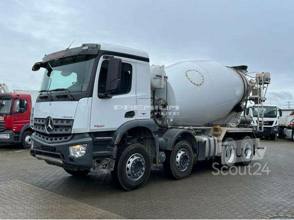 Mercedes-Benz - Arocs 3240 B 8x4 Betonmischer Liebherr Top,9m D - Бетономешалка