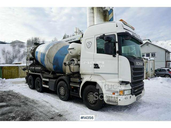 Scania - R490 8x4 Liebherr concrete truck w/ track - Бетономешалка