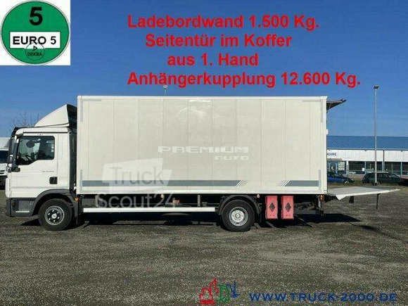 MAN - TGL 12.220 Koffer mit Seitentr + LBW 1.5t. 1.Hd - Фургон