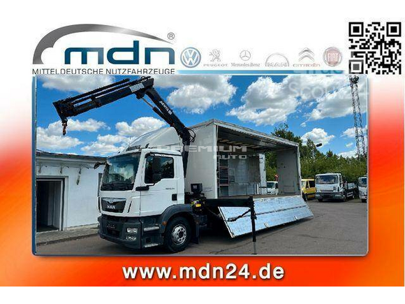 MAN - TGM 15.250 Koffer KRAN 14m FUNK EDSCHA - Фургон