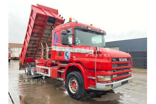 Scania - T124 420 TORPEDO HAUBE 6x4 KIPPER MANUAL GRS - Самосвал