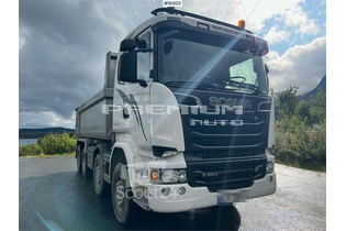 Scania - R580 8x4 tipper truck - Самосвал