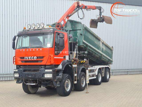 Iveco - AD 410T45 Trakker 8x8 E5, Kipper HMF 16 TM Z Kr - Самосвал