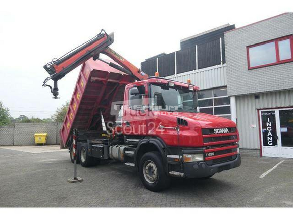 Scania - T420 2Side Tipper Palfinger PK 15002 Retarde - Самосвал