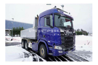 Scania - R650 6x4 Tipper truck w/ Maur Triple Trailer. - Самосвал