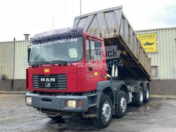 MAN - 35.414 Kipper 8x4 ZF Big Axle`s Full Steel Top Con - Самосвал