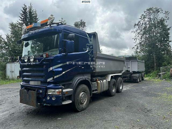 Scania - R620 6x4 Plow rig Tipper w/ 1996 Trio lift. - Самосвал