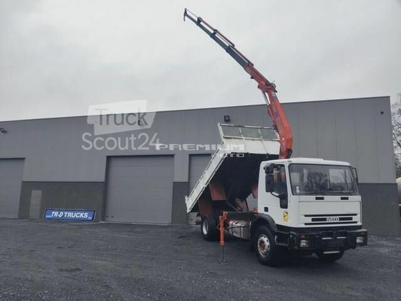 Iveco - Eurotech 190 E27 tipper crane FASSI full steel - Самосвал