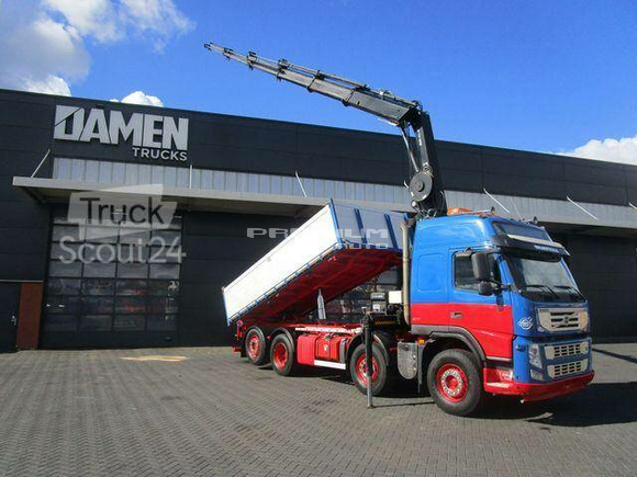 Volvo - FM 500 FM 500 8x2 HIAB 244 EP 5 Kipper - Самосвал