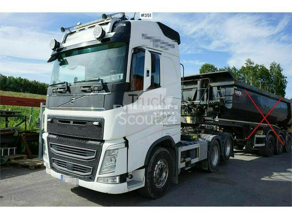 Volvo - FH 540 6x4 Combi with asphalt tipper box and trail - Самосвал