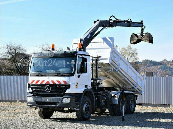 Mercedes-Benz - ACTROS 2641 Kipper 4,90m + EFFER 110E 2S / 6x4 - Самосвал