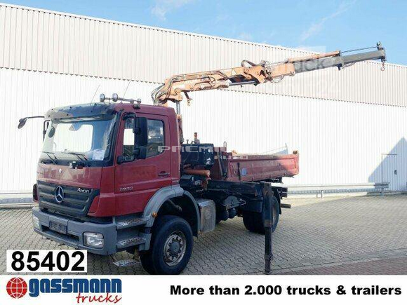 Mercedes-Benz - Axor 1833 AK 4x4 mit Kran Atlas AK 105.2 - Самосвал