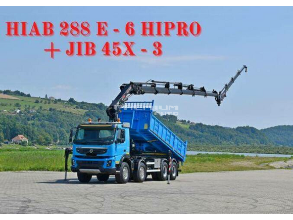 Volvo - FMX 420 *HIAB 288 E 6 HIPRO + JIB 45 X 3/FUNK - Самосвал