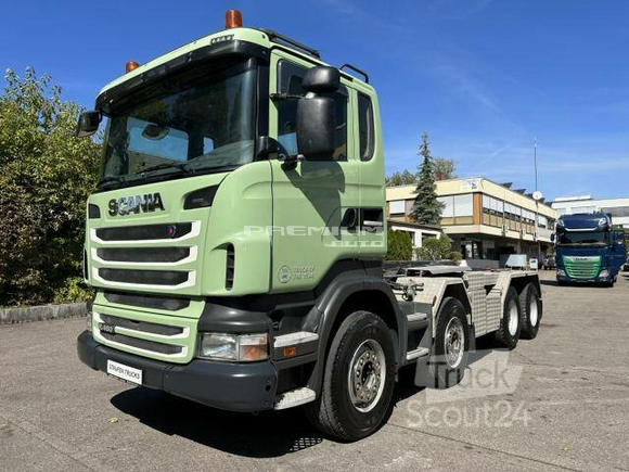 Scania - R 480 8x4 HYVA Abroller Intarder blattgef. - Самосвал