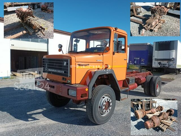 Iveco - 170 D 15 AK 4x4 incl 2x Motor Getriebe Achsen - Шасси