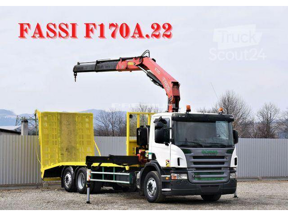 Scania - P 310 Abschleppwagen 7,50m * FASSI F170A.22 - Эвакуатор