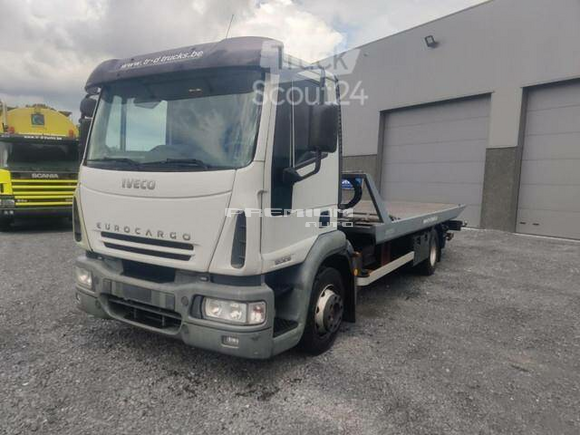 Iveco - EuroCargo 180 MET SCHUIFPLATEAU EN LAADLIFT 37185 - Эвакуатор