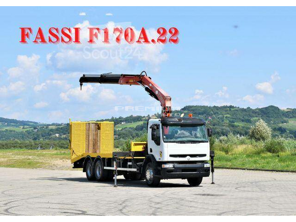 Renault - KERAX 320 DCI* FASSI F170A.22 + FUNK *TOPZUSTAND - Эвакуатор