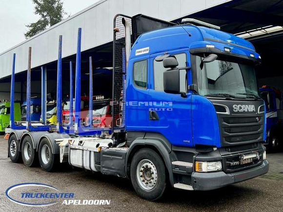 Scania - R730 V8 8x4 Big axles, Retarder, PTO, Highline - Лесовоз