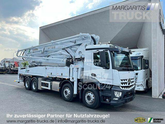 Mercedes-Benz - Arocs 3746B 8x4 EURO6 Schwing S47SX III - Бетононасос