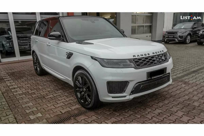 Land Rover Range Rover Sport, 3.0 л., гибрид, полный привод, 2019 г.