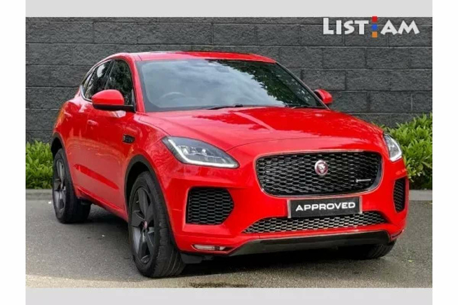 Jaguar E-Pace, 2.0 л., гибрид, полный привод, 2021 г., почти новый