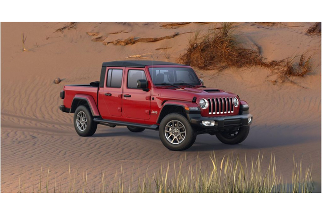 Jeep Gladiator Overland #Firecacker RED #LED