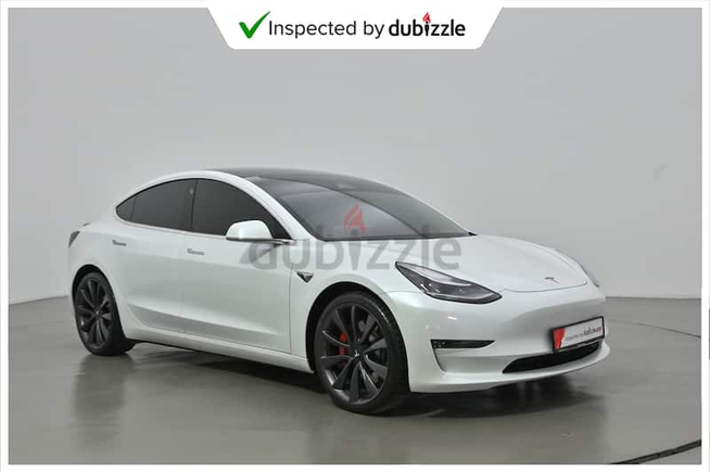 AED2872/Month | 2020 Tesla Model 3 Performance 75 KWH | GCC | Ref#26367