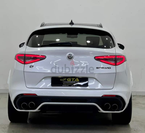 2020 Alfa Romeo Stelvio Quadrifoglio, Agency Warranty-Full Service History-Service Contract-GCC