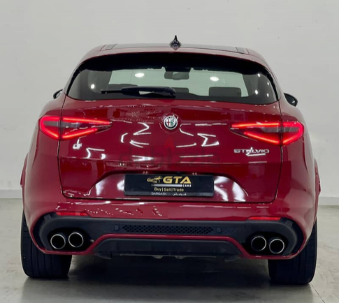 2019 Alfa Romeo Stelvio Quadrifoglio, Agency Warranty-Service Contract-Full Service History, GCC