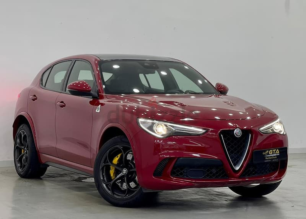 2019 Alfa Romeo Stelvio Quadrifoglio, Agency Warranty-Service Contract-Full Service History, GCC