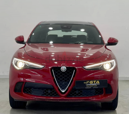 2019 Alfa Romeo Stelvio Quadrifoglio, Agency Warranty-Service Contract-Full Service History, GCC