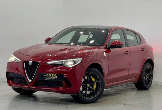 2019 Alfa Romeo Stelvio Quadrifoglio, Agency Warranty-Service Contract-Full Service History, GCC