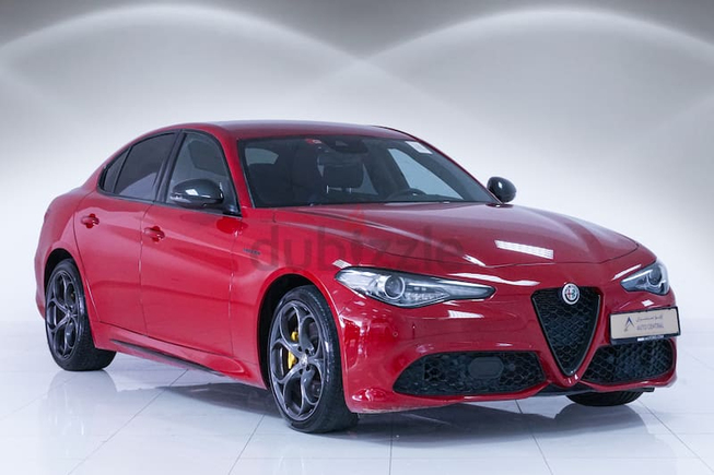 AED 2419/Month | 2019 Alfa Romeo GIUILIA Veloce Q4 2.0 Turbo