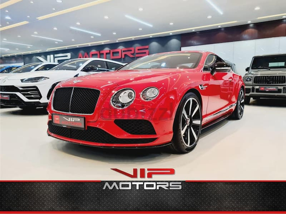 BENTLEY CONTINENTAL GT V8 MULLINER, 2016, GCC, EXCELLENT CONDITION